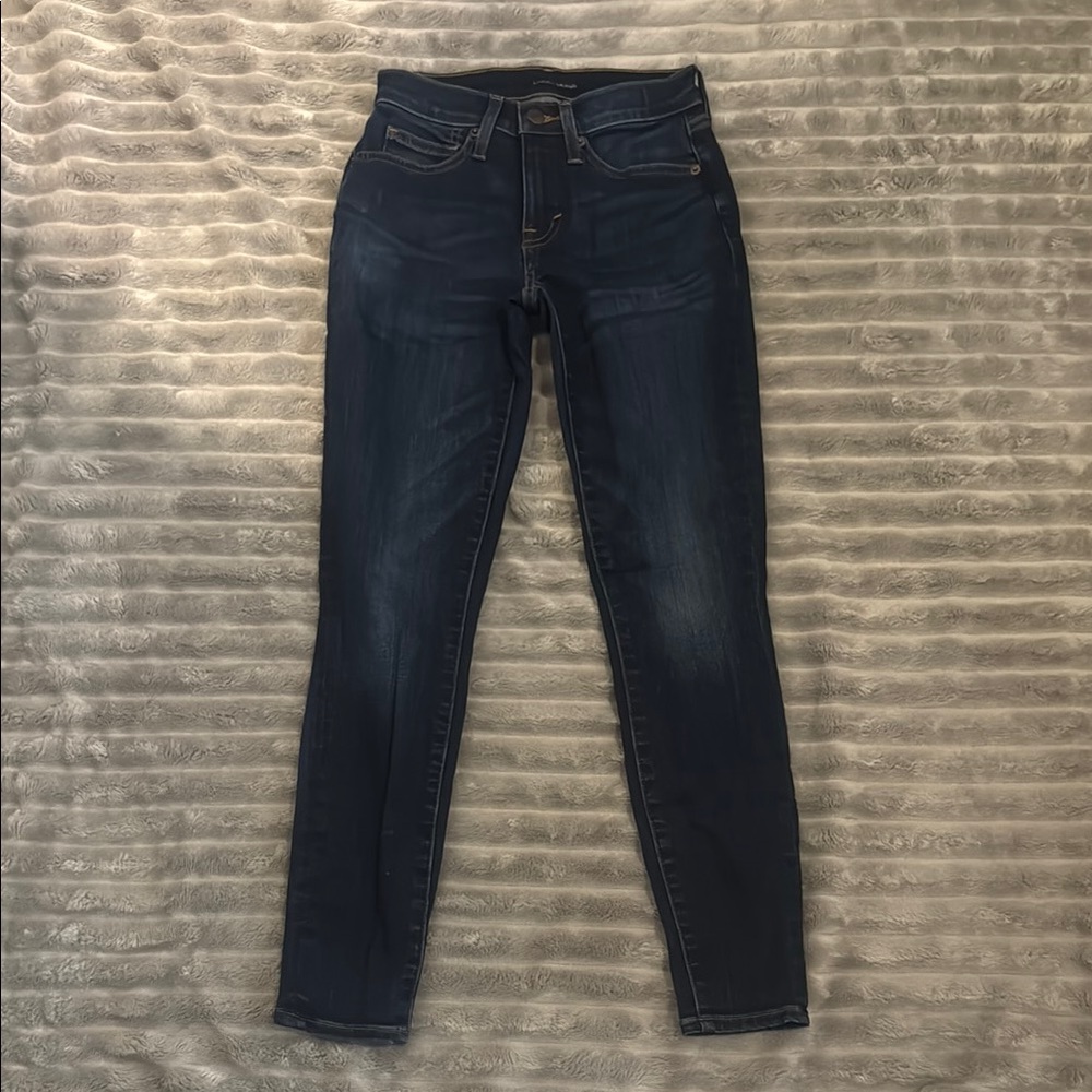 Lucky Brand Blue Skinny Jeans Mid Rise